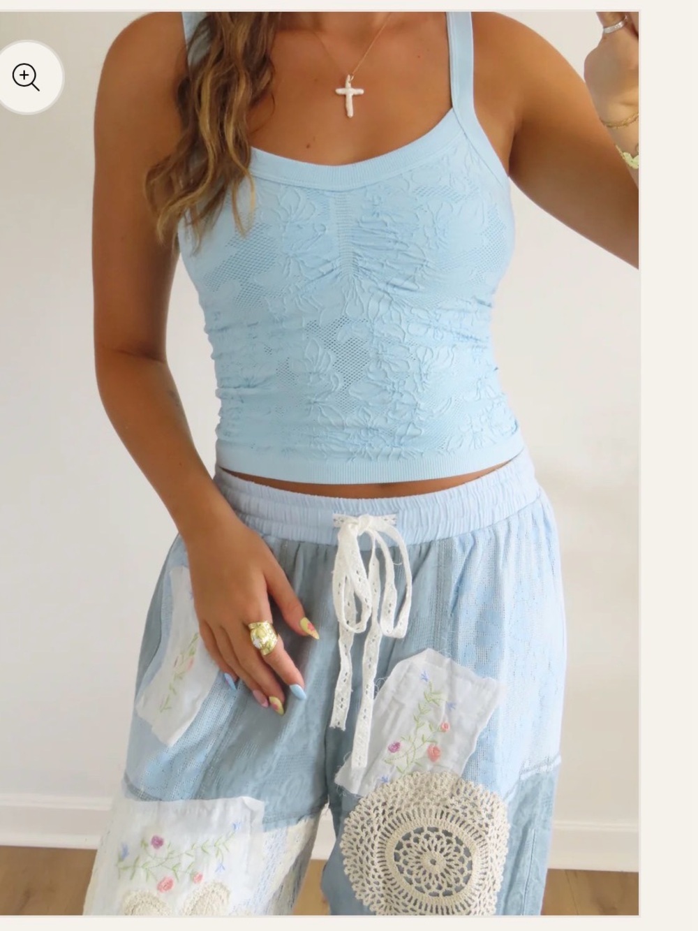 POL Patchwork Pants & Nikibiki Tank